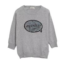 Blusa Puc Infantil Paetê