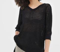 Blusa Raschel Trifil Quentinha E Confortável K09198