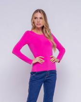 Blusa Rebeca Malha Manga Longa