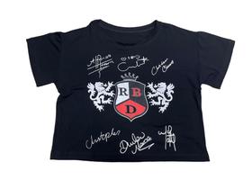 Blusa Rebelde RBD Tour Y Soy Rebelde Blusinha Camiseta Cropped Feminino Baby Look Sf499 BM