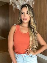 Blusa Regata Básica Colorida Elástico Feminina Importado Codigo MD-01 Blusa Regata Básica Colorida Elástico Feminina Importado Codigo MD-01