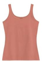 Blusa regata básica de algodão feminino