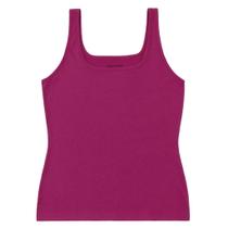 Blusa Regata Básica Meia Malha Feminina Malwee Ref. 04494 Cor:Rosa 0914Tamanho:GG