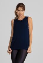 Blusa Regata Cavada Visco Academia Fitness