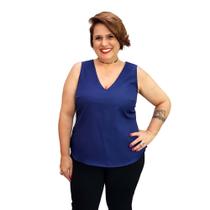 Blusa Regata Collor Plus Size