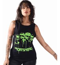 Blusa Regata Com Tachas Pratas The Offspring Moda Rock