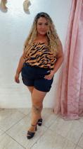 Blusa regata em viscolinho Blusa regata em viscolinho
