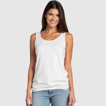 Blusa Regata Feminina Algodao Babylook Básica Lisa Camiseta Feminina Basica
