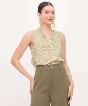 Blusa Regata Feminina Animal Print Amarração Marisa-66036 Blusa Regata Feminina Animal Print Amarração Marisa-66036