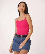 Blusa Regata Feminina Canelada Sem Costura Marisa-15498