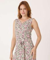 Blusa Regata Feminina Estampa Flores Marisa-15003 Blusa Regata Feminina Estampa Flores Marisa-15003