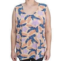 Blusa Regata Feminina Estampada Rodher Plus Size