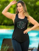 Blusa Regata Feminina Fitness com Estampa - Fitmoda