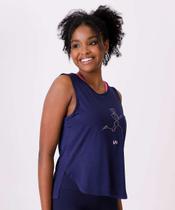 Blusa Regata Feminina Fitness Estampada Marisa-09036