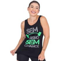 Blusa Regata Feminina Fitness Estampada Sport Gola Redonda