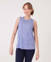 Blusa Regata Feminina Fitness Mescla Marisa-05006