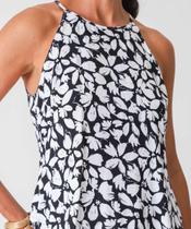 Blusa Regata Feminina Halter Neck Flores Marisa Preto-52561 Blusa Regata Feminina Halter Neck Flores Marisa Preto-52561