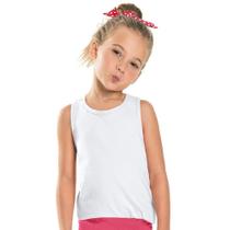 Blusa regata feminina infantil