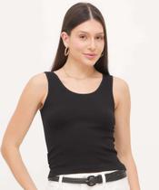 Blusa Regata Feminina Sem Costura Canelada Marisa-49008 Blusa Regata Feminina Sem Costura Canelada Marisa-49008