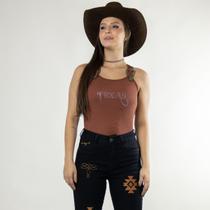 Blusa Regata Fivela Feminina Marrom Texas Strass Moda Country Western Rodeio Cowgirl Texas Ranch Blusa Regata Fivela Feminina Marrom Texas Strass Moda Country Western Rodeio Cowgirl Texas Ranch