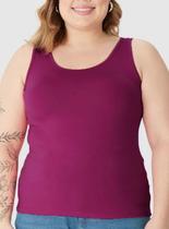 Blusa Regata Malwee 1000131776 Feminina Plus size Viscose Stretch T. G1/G3 Blusa Regata Malwee 1000131776 Feminina Plus size Viscose Stretch T. G1/G3