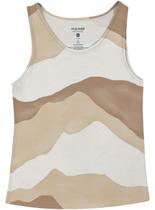 Blusa Regata Malwee 1000131776 Feminina Plus size Viscose Stretch T. G1/G3