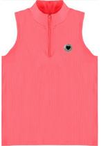 Blusa Regata Menina Canelada Etiqueta Termocolante