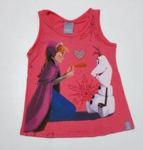 Blusa Regata Menina Infantil Disney Frozen da Malwee Kids