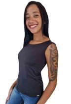 Blusa Regata Modeladora Feminina Tecido Grosso Ref. 15596