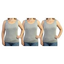 Blusa Regata ONG Kit com 3 peças RE01 Blusa Regata ONG Kit com 3 peças RE01