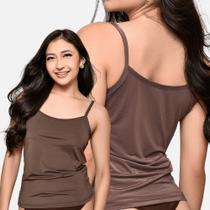 Blusa Regata Segunda Pele Impllus Alça Fina Confortável