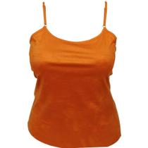 Blusa regata suede alcinha feminino blusinha suede - p ao gg