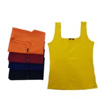 Blusa regata suplex alça grossa