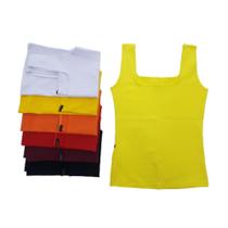 Blusa regata suplex alça grossa