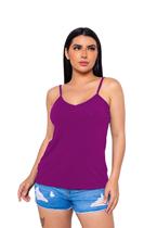 Blusa Regatinha Lisa Básica Feminina - Ella GF