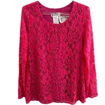 Blusa Rendada Rosa Pink da Zarak - Tam 44