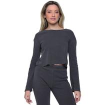 Blusa Rip Curl Cosy Crew Dark Grey Marle