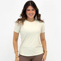 Blusa Rosa Bella Manga Curta Dry Feminina Blusa Rosa Bella Manga Curta Dry Feminina