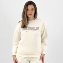 Blusa Rosa Bella Moletom Fechada Feminina