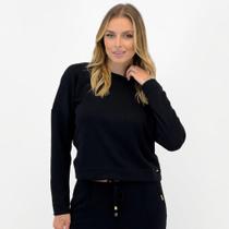 Blusa Rosa Bella Tricot Gola Redonda Feminina Blusa Rosa Bella Tricot Gola Redonda Feminina