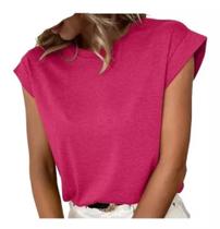 blusa rosa, blusa com o melhor tecido super confortável e estilosa tamanho g blusa rosa, blusa com o melhor tecido super confortável e estilosa tamanho g