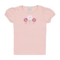 Blusa Rosa Infantil Pulla Bulla Menina - 53404-11
