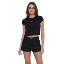 Blusa Roxy Time For Tee Preta Blusa Roxy Time For Tee Preta