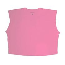 Blusa s/ manga, basic+, em malha algodão, referencia b965 na cor rosa m Blusa s/ manga, basic+, em malha algodão, referencia b965 na cor rosa m