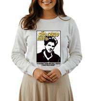 Blusa São Carlo Acutis Comic Católico Moletom Branco Cor:BrancoTamanho:M Blusa São Carlo Acutis Comic Católico Moletom Branco Cor:BrancoTamanho:M