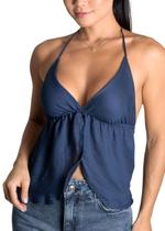Blusa Sawary Frente Unica - 279730 Azul