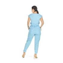 Blusa Scrub Muscle Azul Bebê