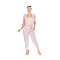 Blusa Scrub Princesa Rosa Bebê