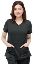 Blusa Scrub Threads com decote em V, elástica macia e bolsos GG