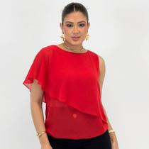 Blusa Secia Regata 1 Ombro Só Feminina Blusa Secia Regata 1 Ombro Só Feminina